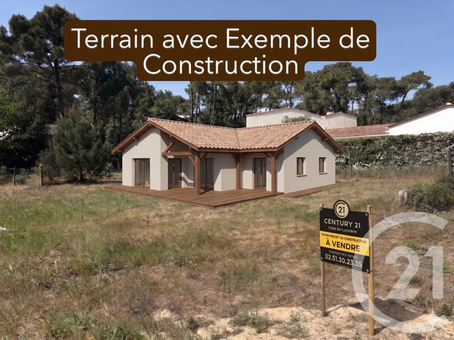 Terrain &agrave; vendre - 417 m2 - La Tranche Sur Mer - 85 - PAYS-DE-LOIRE